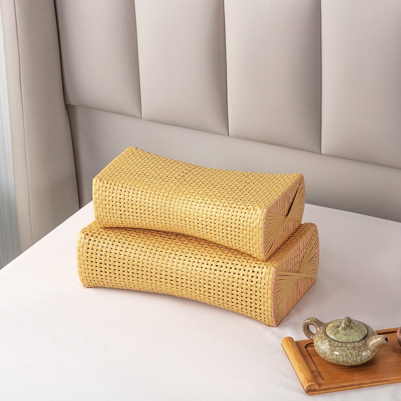 Bambus jastuk s pamukom tkaninom i vlaknastom punom, za jednu osobu