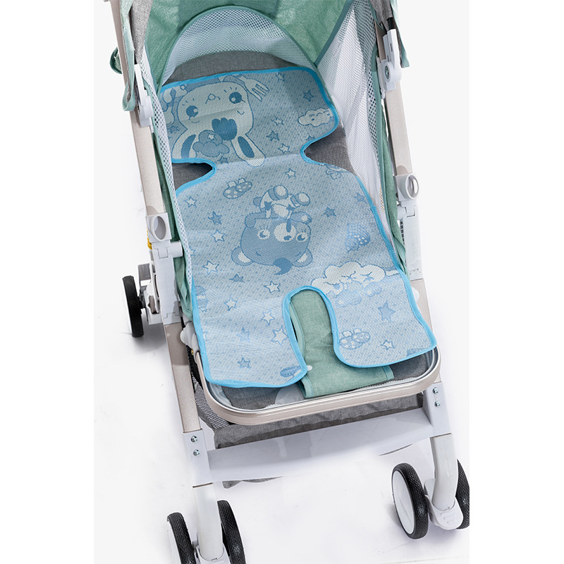 Охлаждащ мат за детска количка, възглавничка за автомобилна седалка и стол за хранене — Ice Silk летен подложник, универсално пасване