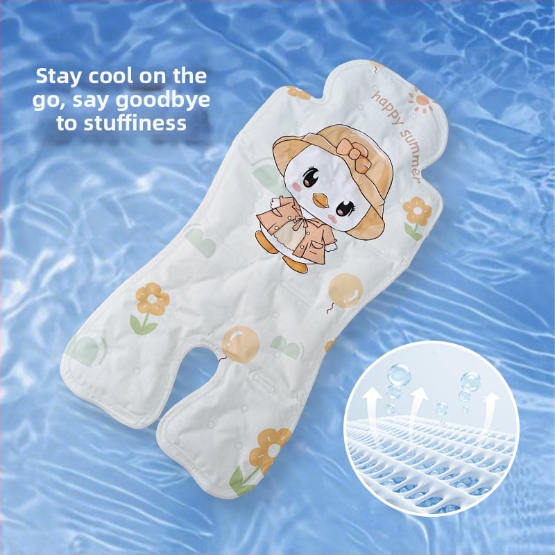 Седалка за детска количка – охладителна подложка с ледени зърна, памук, Zhi'erle, универсална за T6 количка