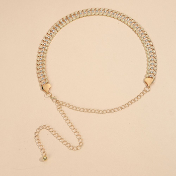 Талийна метална верижка – универсален стил, дължина 110 cm, единична катарама, за жени и младежи