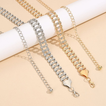 Талийна метална верижка – универсален стил, дължина 110 cm, единична катарама, за жени и младежи