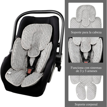 Yidou Бебешка вътрешна възглавничка за седалка за безопасност от флис – 0–1 години, Бебета и деца, Бамбукова подложка