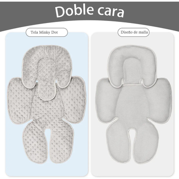 Yidou Бебешка вътрешна възглавничка за седалка за безопасност от флис – 0–1 години, Бебета и деца, Бамбукова подложка