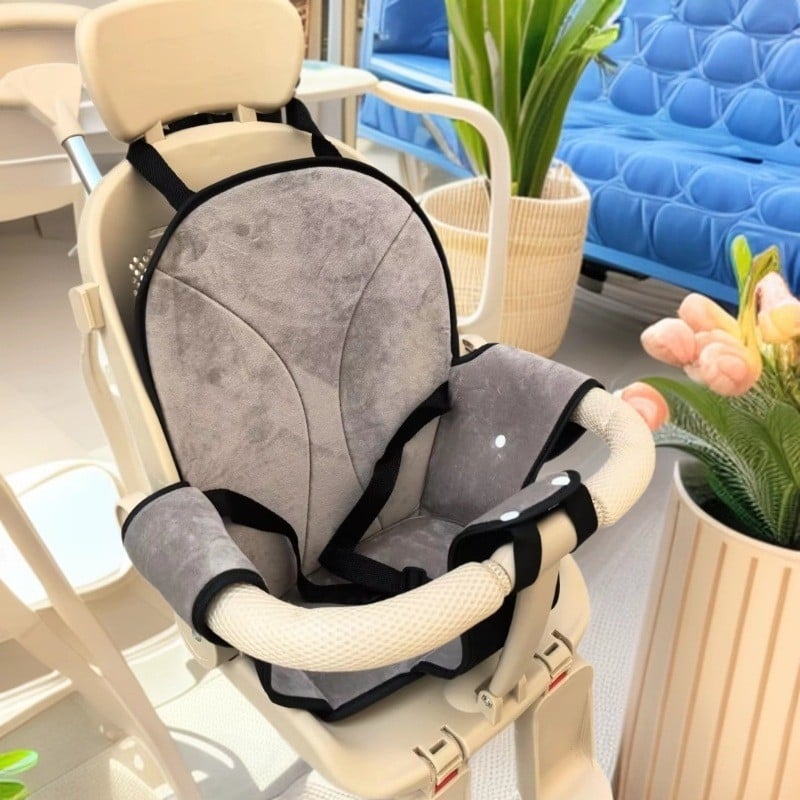 Подложка за седалка на детска количка, плюшена материя, универсална за всички сезони