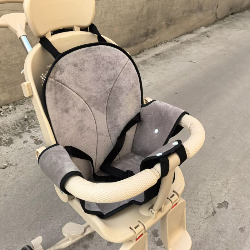 Подложка за седалка на детска количка, плюшена материя, универсална за всички сезони