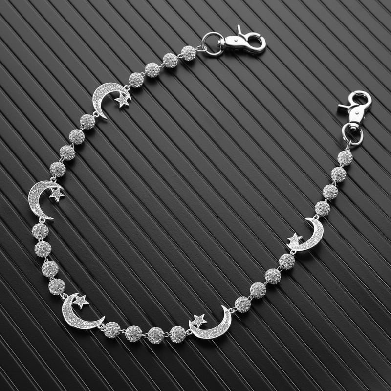 Поясна верижка от метал, ширина 10 мм, за жени, луксозен стил, бренд View of Tang Dynasty, есен 2025