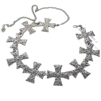 Талия верижка от сплав, етно стил, дължина 115 см, Zuoyang Jewelry