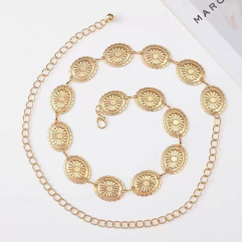 Талийна верига от метал, универсален стил, за жени, възрастни, възможност за персонализация