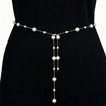 Талийна верижка от метал – универсален стил, с една лента, дължина 100 cm, персонализируема