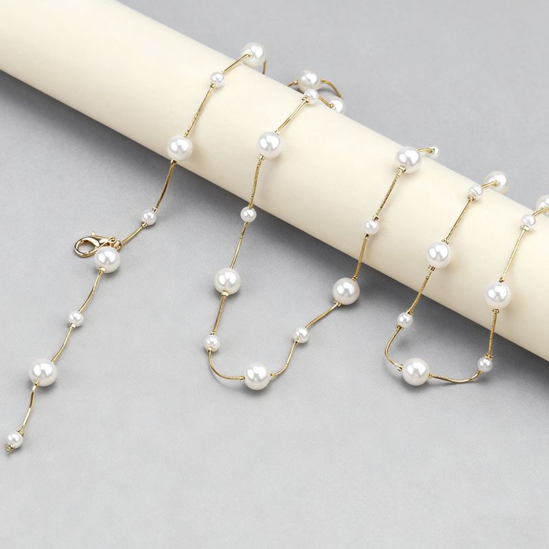 Талийна верижка от метал – универсален стил, с една лента, дължина 100 cm, персонализируема