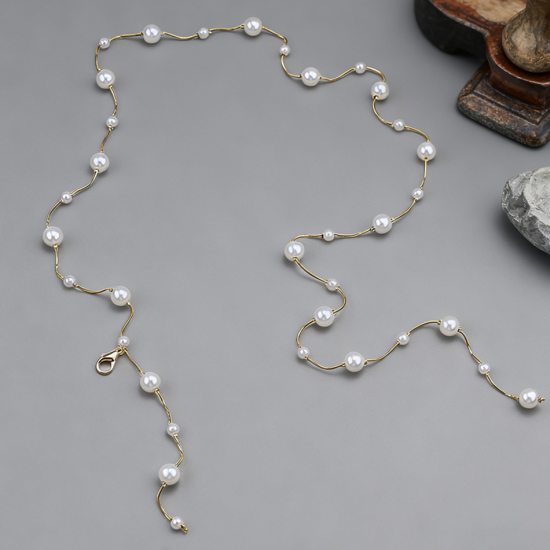 Талийна верижка от метал – универсален стил, с една лента, дължина 100 cm, персонализируема