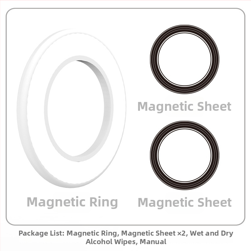 Suport magnetic pentru tabletă/telefon – montaj pe perete, aderență magnetică, HST-magnetic, model Magnetic Ring