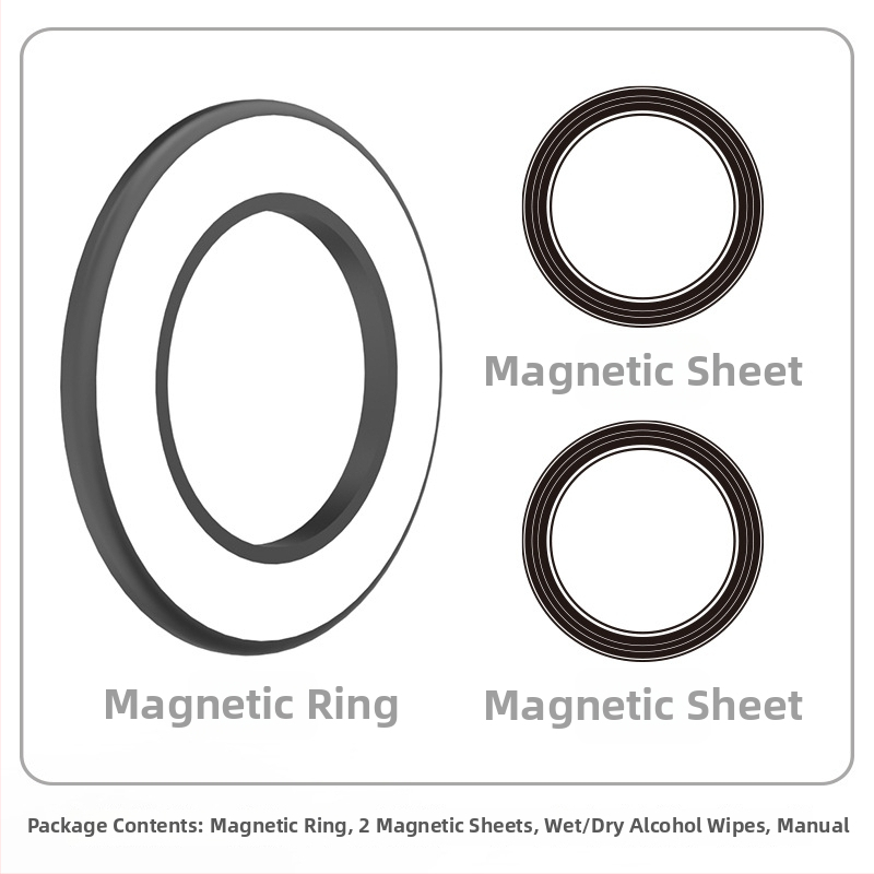 Suport magnetic pentru tabletă/telefon – montaj pe perete, aderență magnetică, HST-magnetic, model Magnetic Ring