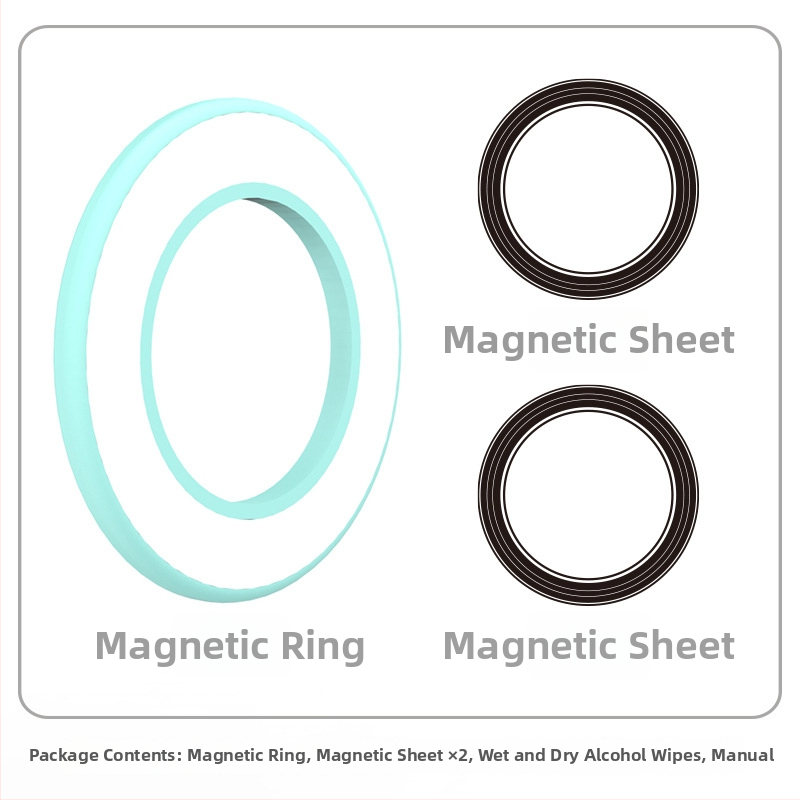 Suport magnetic pentru tabletă/telefon – montaj pe perete, aderență magnetică, HST-magnetic, model Magnetic Ring