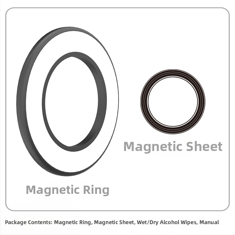 Suport magnetic pentru tabletă/telefon – montaj pe perete, aderență magnetică, HST-magnetic, model Magnetic Ring