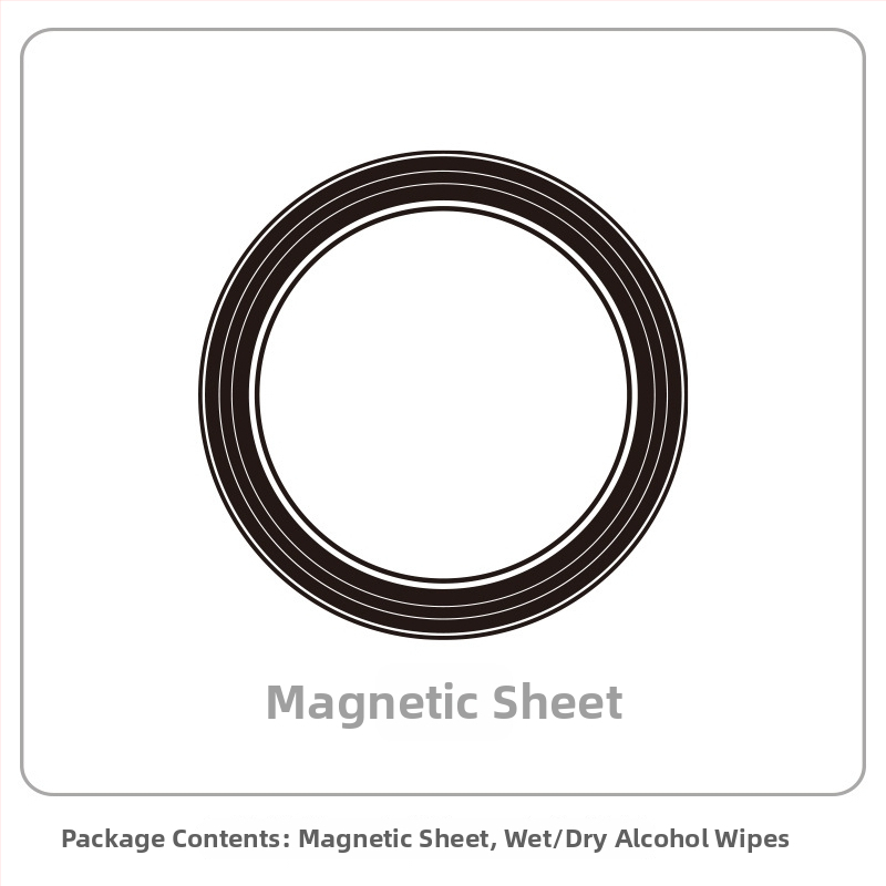Suport magnetic pentru tabletă/telefon – montaj pe perete, aderență magnetică, HST-magnetic, model Magnetic Ring