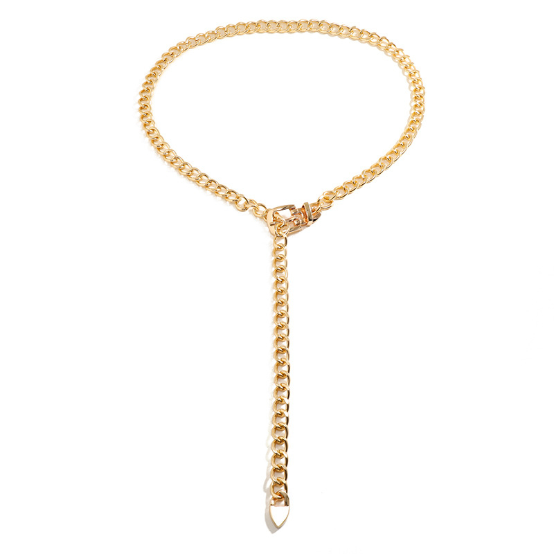 Верiga za talia ot metal, s mnogo plovici, персонализиране, дължина 105 см, ширина 3 см