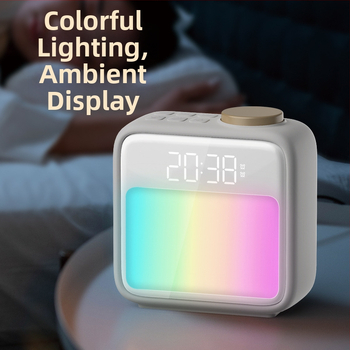 Светлина за събуждане с нощен будилник, Grating, стил модерен минимализъм, CE сертификация