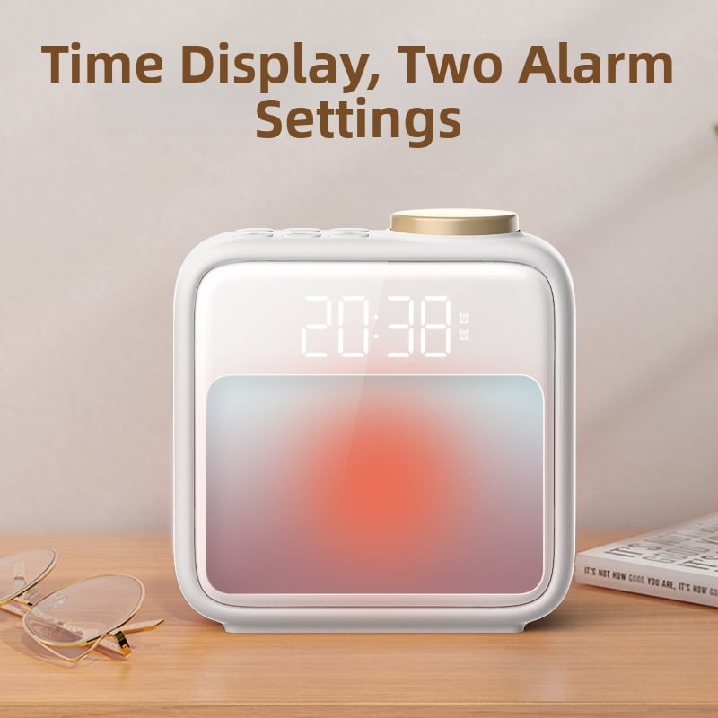 Светлина за събуждане с нощен будилник, Grating, стил модерен минимализъм, CE сертификация