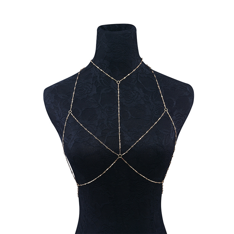 Колие от сплав, електроплакиране, женски стил, марка Glume