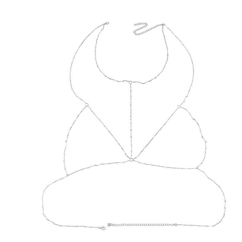 Колие от сплав, електроплакиране, женски стил, марка Glume