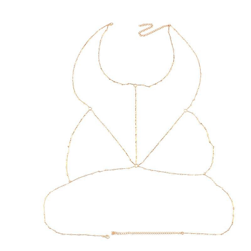 Колие от сплав, електроплакиране, женски стил, марка Glume