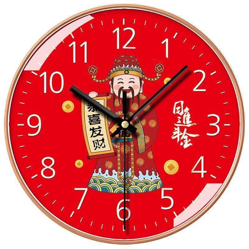 Стенно часовник с механичен ход, автоматично захранване, едностранен, LCD дисплей и стрелки, функция обратно отброяване