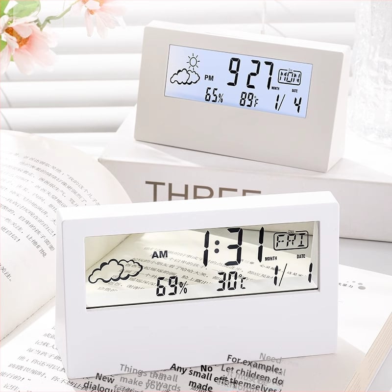 Настолен будилник за ученици с аналогов дисплей, кръгъл дизайн, батерийно захранване, механично движение