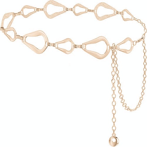 Метална талийна верига за жени, универсален стил, за млади, с една лента