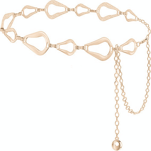 Метална талийна верига за жени, универсален стил, за млади, с една лента