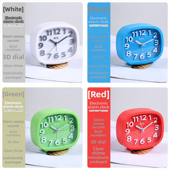 Будилник за нощен шкаф – LED дисплей, кварцов механизъм, захранване от батерии, едностранен дисплей, In Time