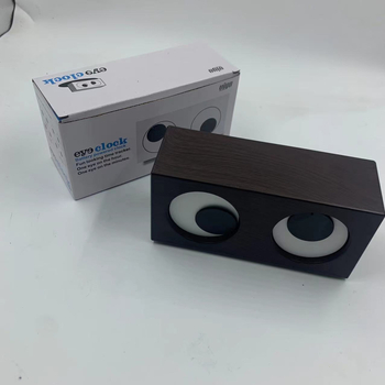 Будилник с големи очи, 24-часово показване, батерийно захранване, електронно движение, триизмерен дисплей с показалец