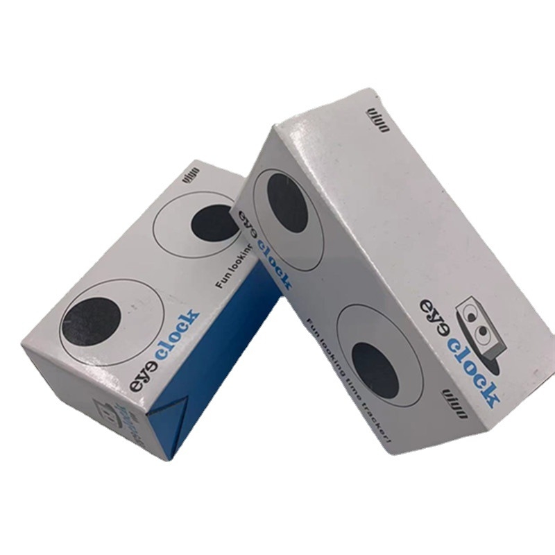 Будилник с големи очи, 24-часово показване, батерийно захранване, електронно движение, триизмерен дисплей с показалец