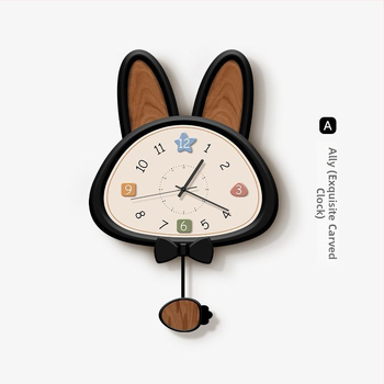 Стeнен часовник във френски стил, безшумен, презареждаем, циферблат от закалено стъкло