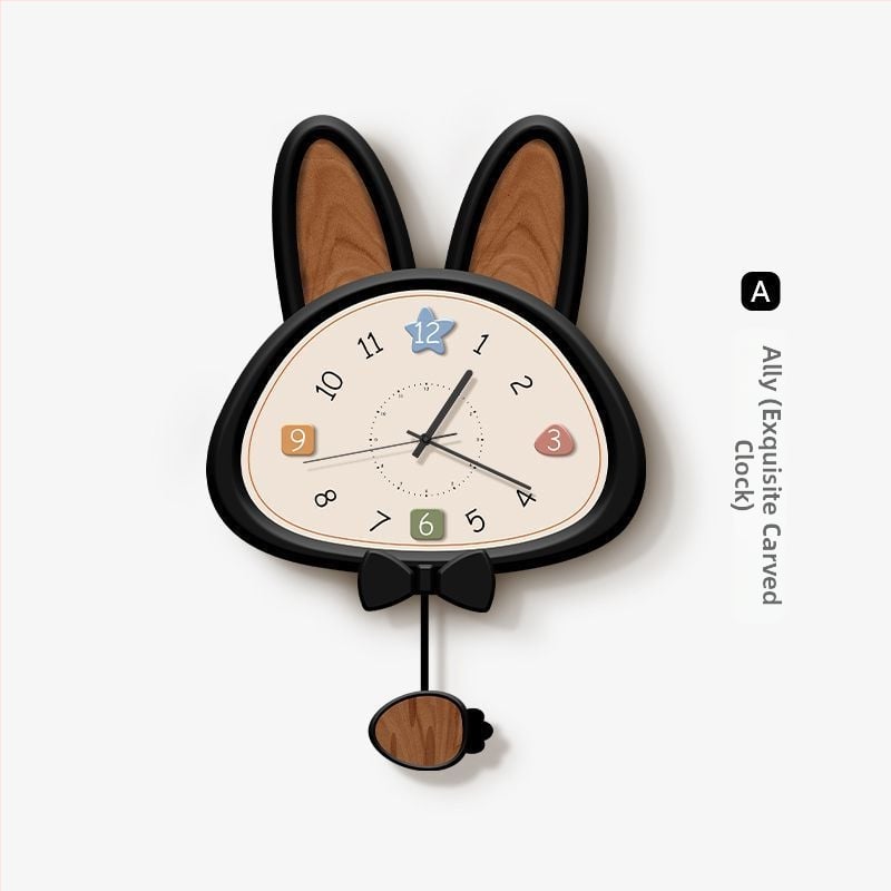 Стeнен часовник във френски стил, безшумен, презареждаем, циферблат от закалено стъкло