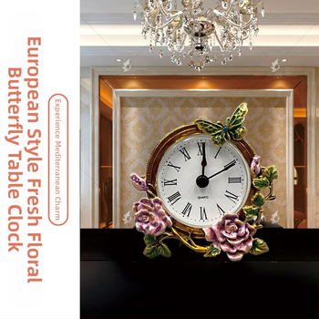 Часовник - скандинавски настолен часовник с LED и аналогов дисплей, плавен ход на секундите, захранване от батерия, едностранен