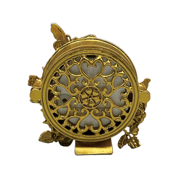 Часовник - скандинавски настолен часовник с LED и аналогов дисплей, плавен ход на секундите, захранване от батерия, едностранен