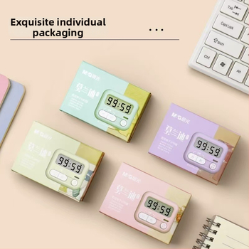 Morning light електронен таймер за обратно броене с цифров LED дисплей, батерийно захранване, пластмасов корпус