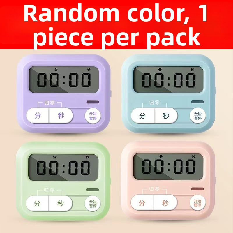 Morning light електронен таймер за обратно броене с цифров LED дисплей, батерийно захранване, пластмасов корпус