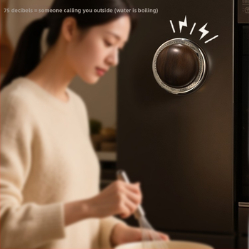 Механичен магнитен кухненски таймер с проектор и LED дисплей – корпус от пластмаса, визуален помощник за самодисциплина за деца