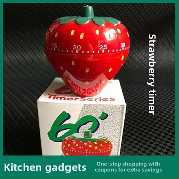 Детски механичен таймер за учене с указател — кръгъл корпус, батерийно захранване