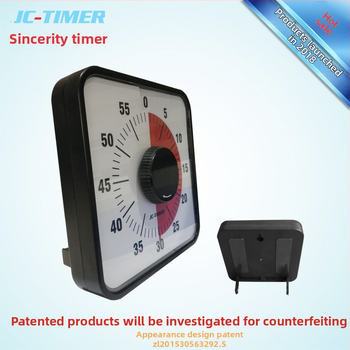 Механичен кухненски таймер с напомняне за обратно броене и стенен часовник-тикер, ABS корпус, LED/аналогов дисплей