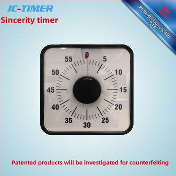 Механичен кухненски таймер с напомняне за обратно броене и стенен часовник-тикер, ABS корпус, LED/аналогов дисплей