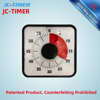 Механичен кухненски таймер с напомняне за обратно броене и стенен часовник-тикер, ABS корпус, LED/аналогов дисплей