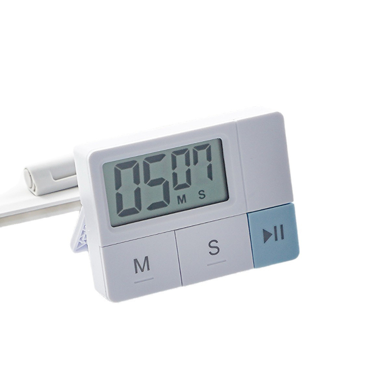 Електронен кухненски таймер – преносим, LCD дисплей, захранване с батерия, многофункционален таймер за готвене и учене