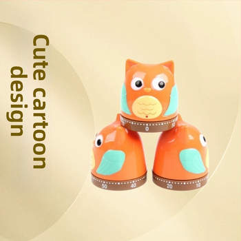 Механичен кухненски таймер с аларма за учене – обратно броене, механично задвижване, пластмасов корпус, указателен дисплей