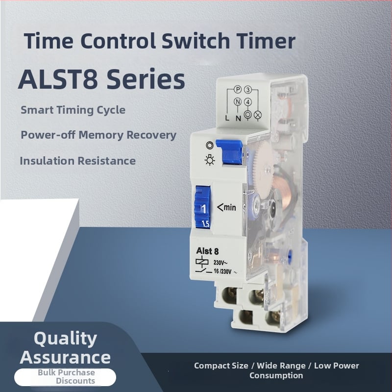 Механичен таймер ALST8 TM-ST1 TM-ST7, седемминутен таймер-превключвател