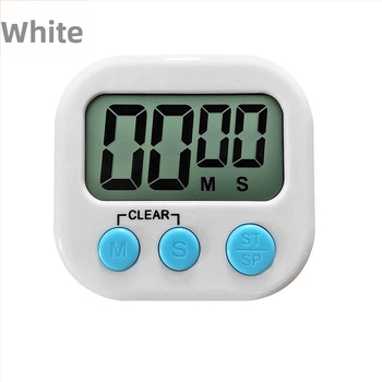 Електронен таймер за тренировки и грижа за външния вид с превключвател, LED дисплей, пластмасов корпус, захранване от батерии, хронограф