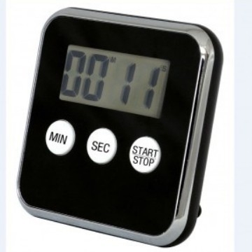 Elektronički kuhinjski timer s LCD zaslonom, baterijsko napajanje, plastično kućište, model DIY1802