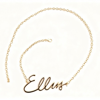 Женска талия верига - двойна метална верига с дизайн на букви, дължина под 60 см